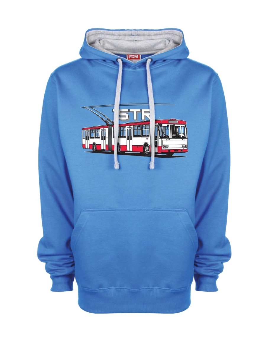 Bluza szaro-niebieska Trolejbus 15TR