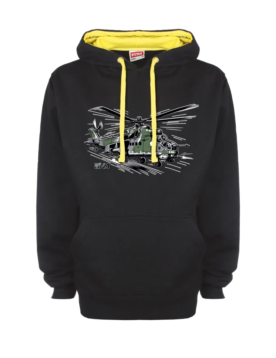 Bluza żółto -czarna Śmigłowiec Mi-24