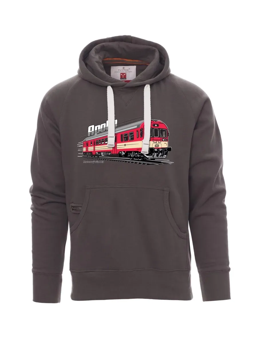 Męska bluza szara  Wagon silnikowy 843 „Apollo“