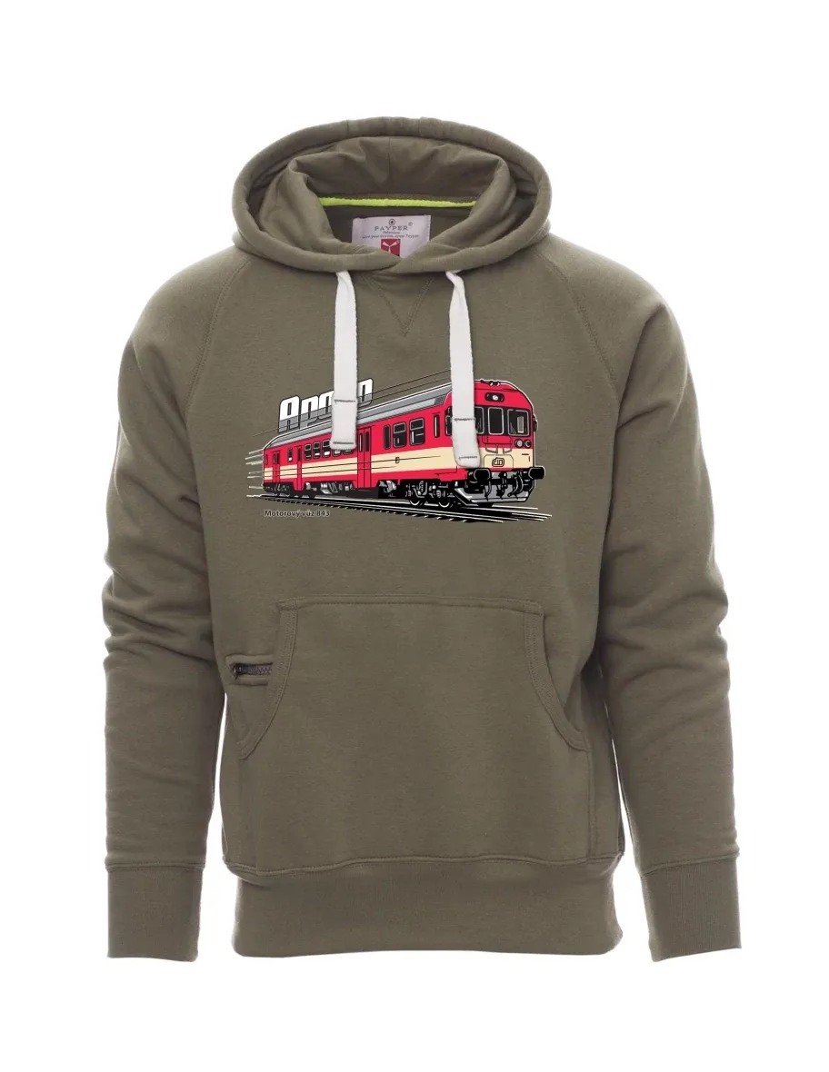 Męska bluza Khaki  Wagon silnikowy 843 „Apollo“