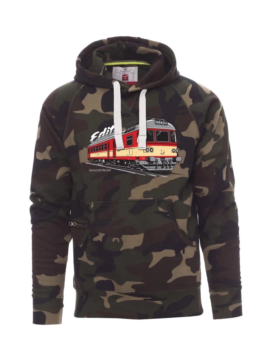 Męska bluza kamuflaż  Wagon silnikowy 854