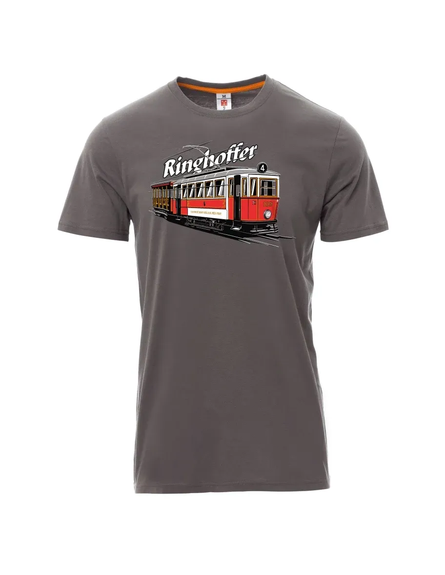 Męski t-shirt szary Tramwaj Ringhoffer