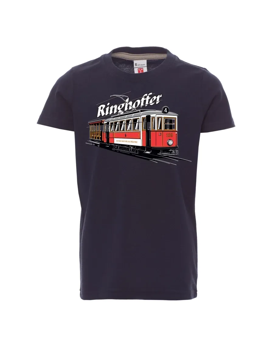 Dziecięcy t-shirt navy Tramwaj Ringhoffer