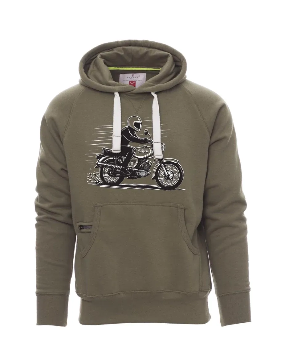 Męska bluza Khaki  Motocykl Enduro S51
