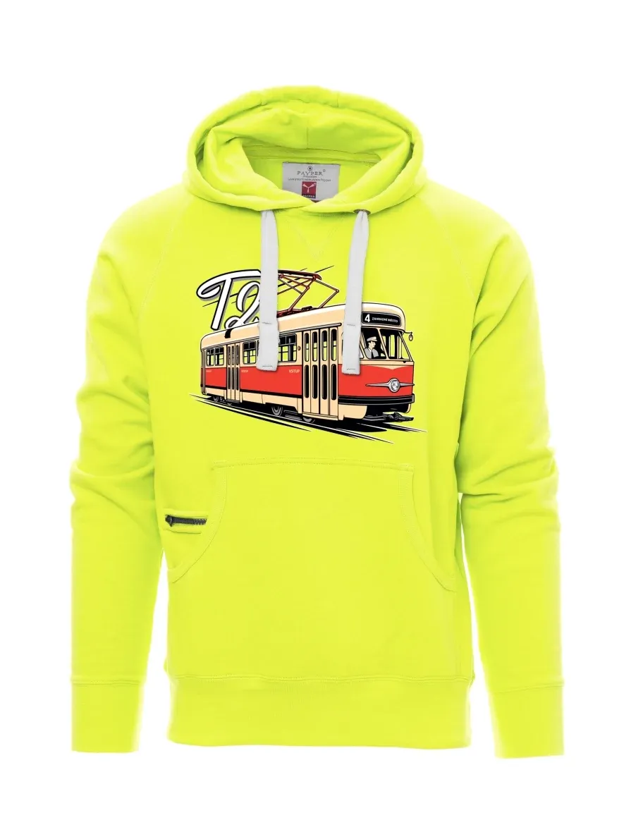 Męska bluza fluorescencyjna Tramwaj T2
