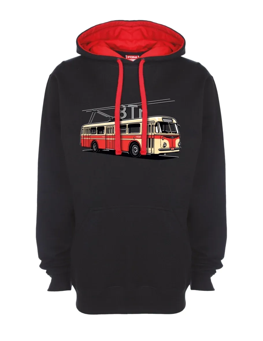 Bluza czerwono-czarna Trolejbus 8Tr