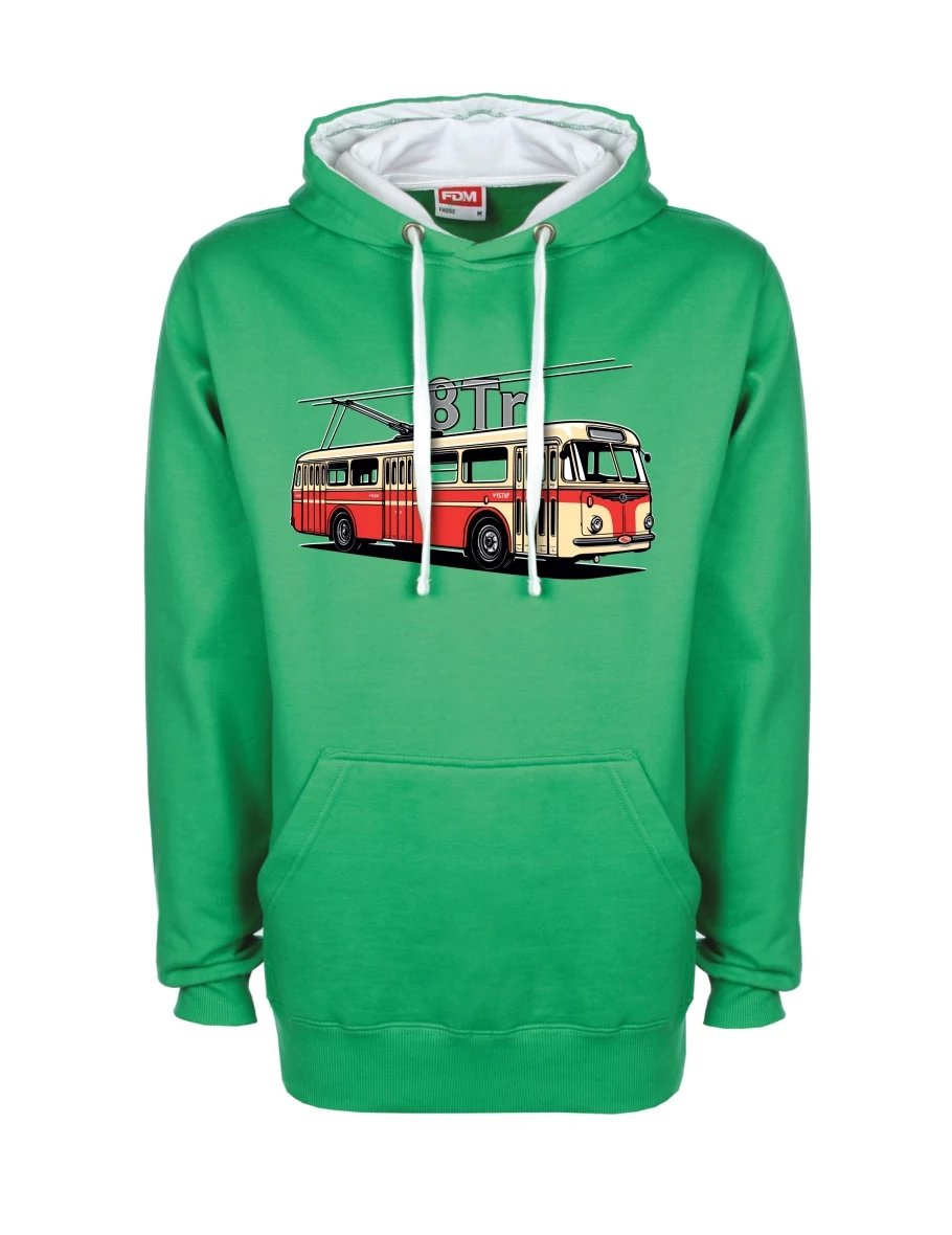 Bluza biało-zielona Trolejbus 8Tr