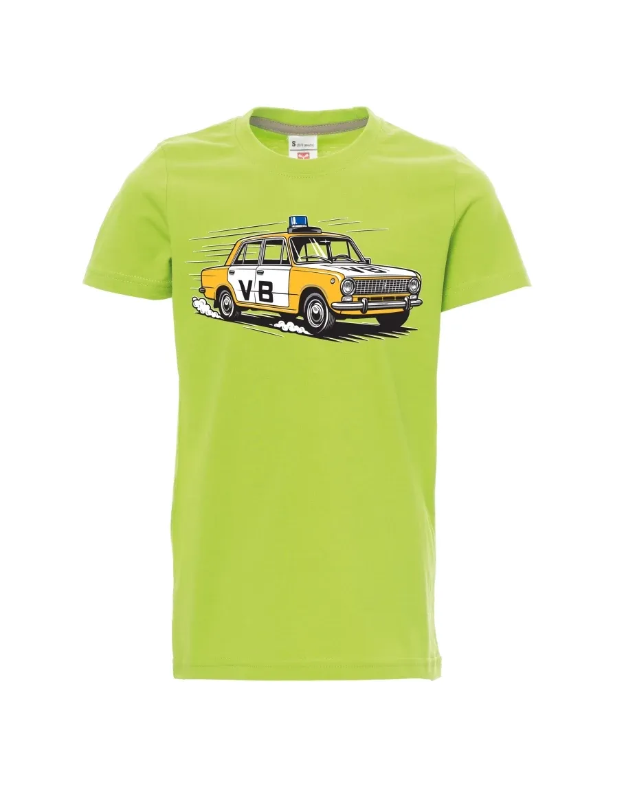 Dziecięcy t-shirt jasno zielony Samochód VAZ 2101 VB