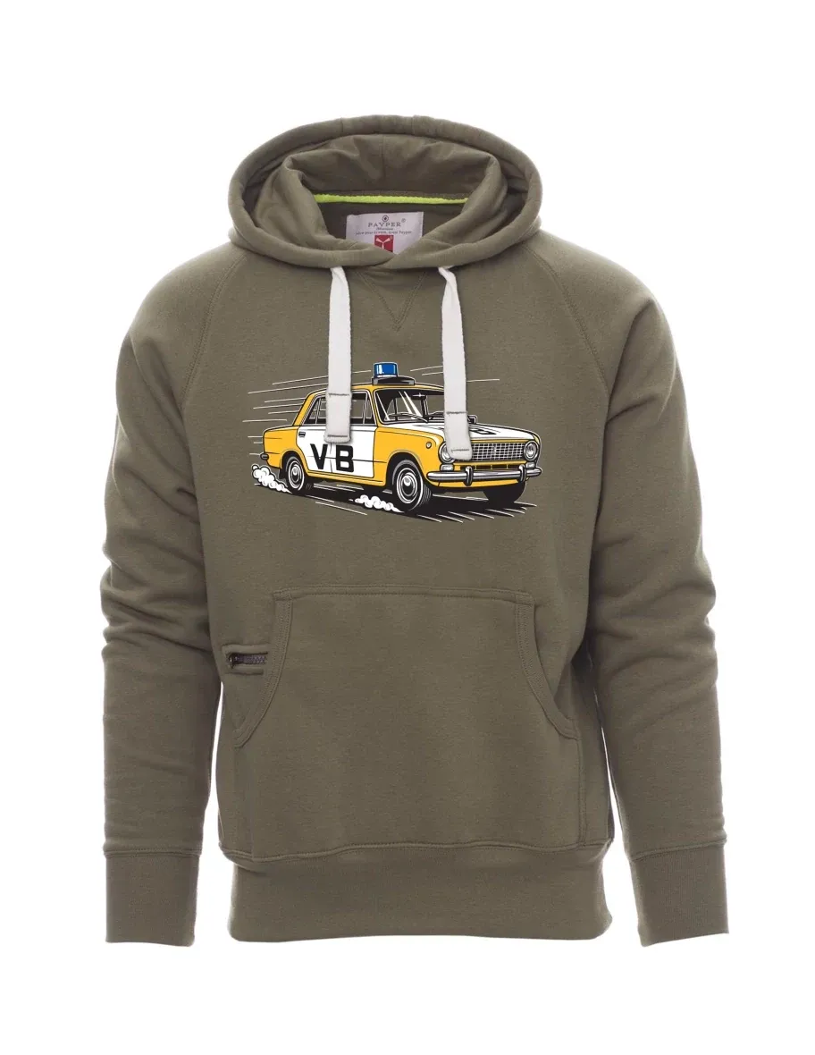 Męska bluza Khaki  Samochód VAZ 2101 VB