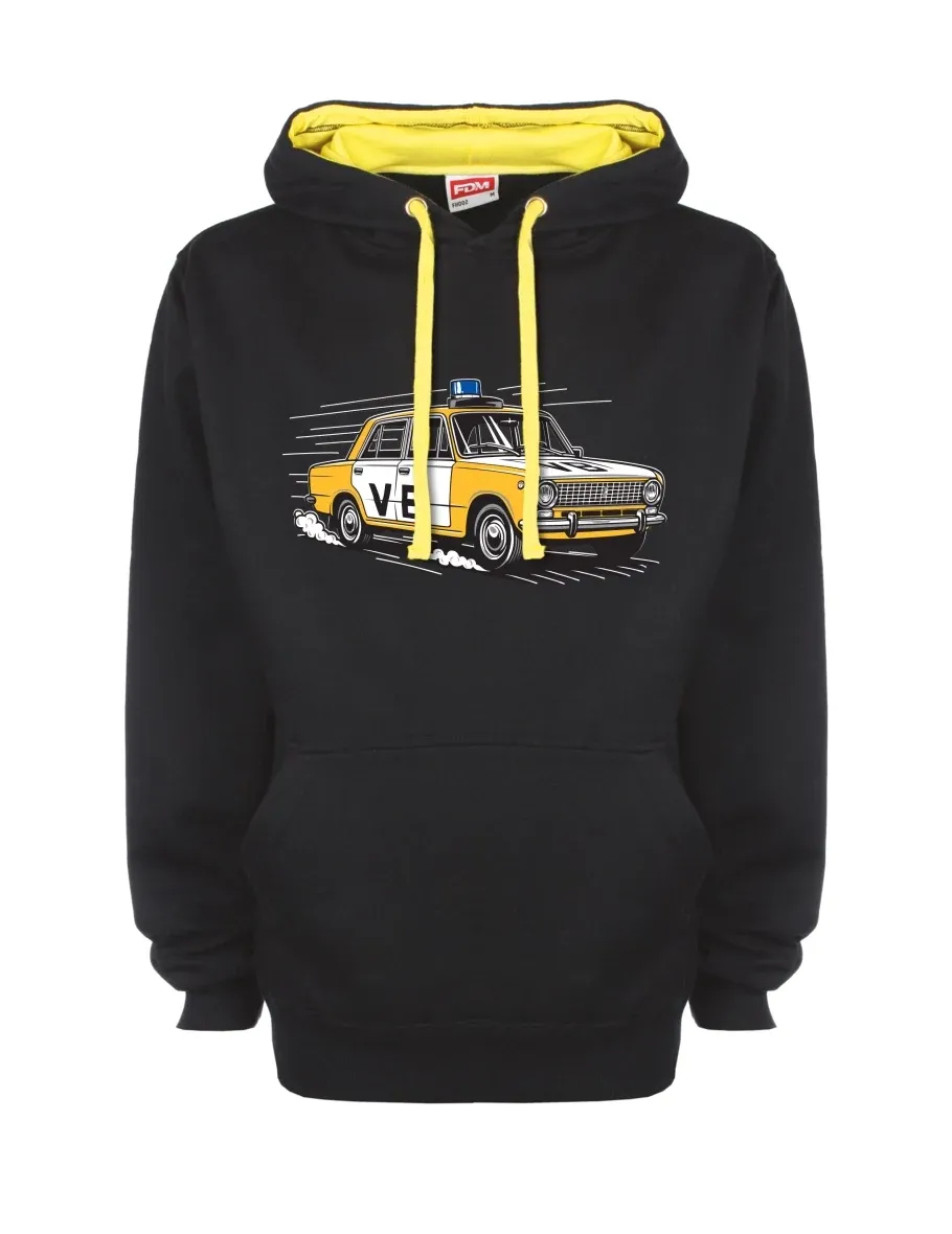 Bluza żółto -czarna Samochód VAZ 2101 VB