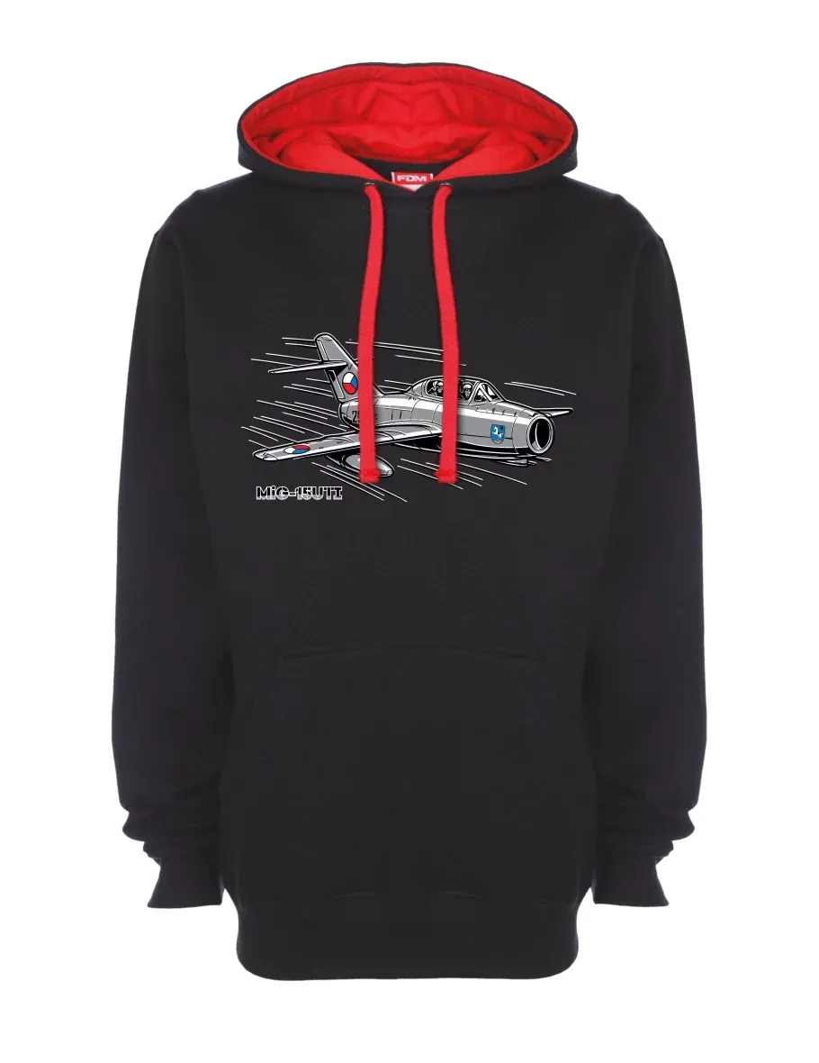 Bluza czerwono-czarna Samolot MiG-15UTI