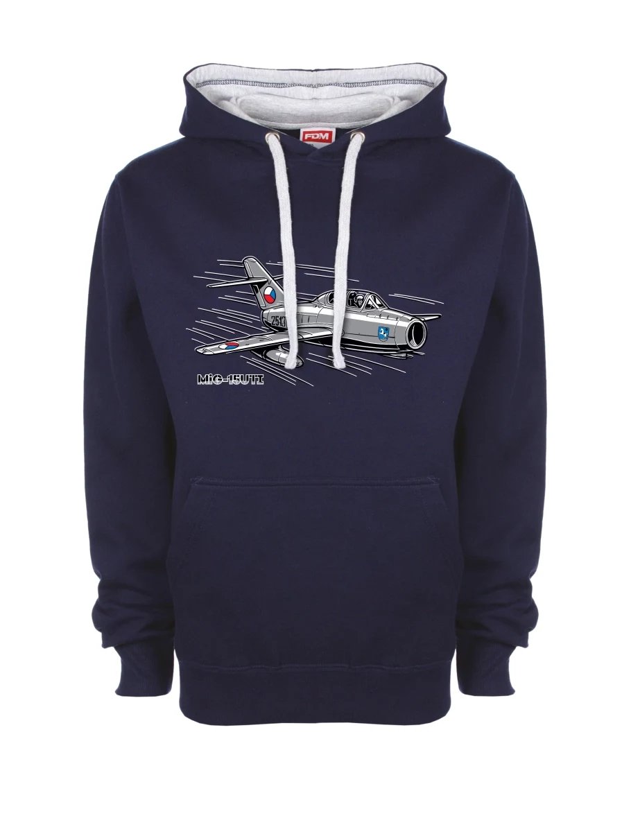 Bluza szaro-królewsko niebieska Samolot MiG-15UTI