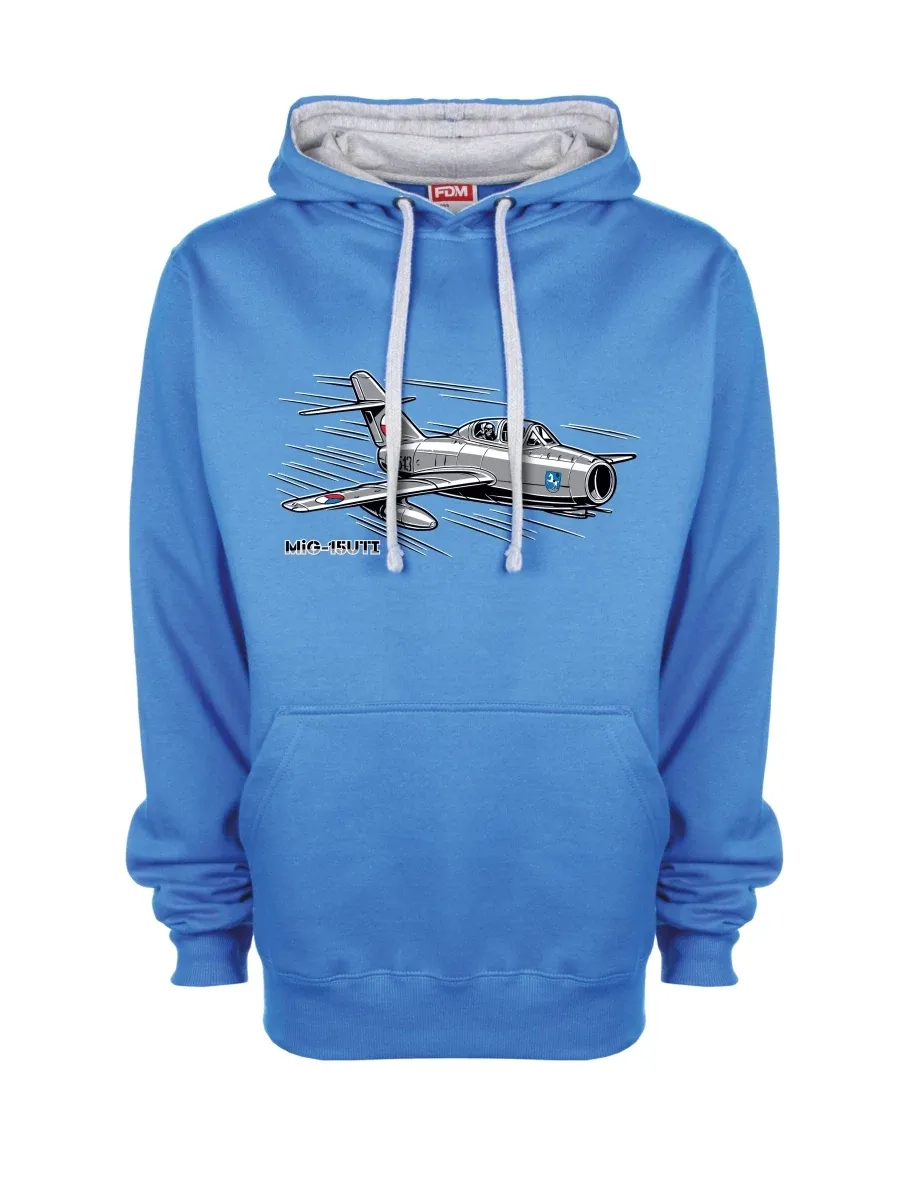 Bluza szaro-niebieska Samolot MiG-15UTI