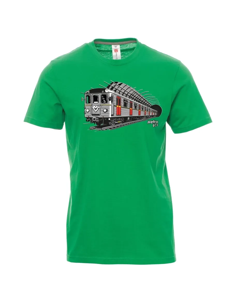 Męski t-shirt zielony Metro EČS