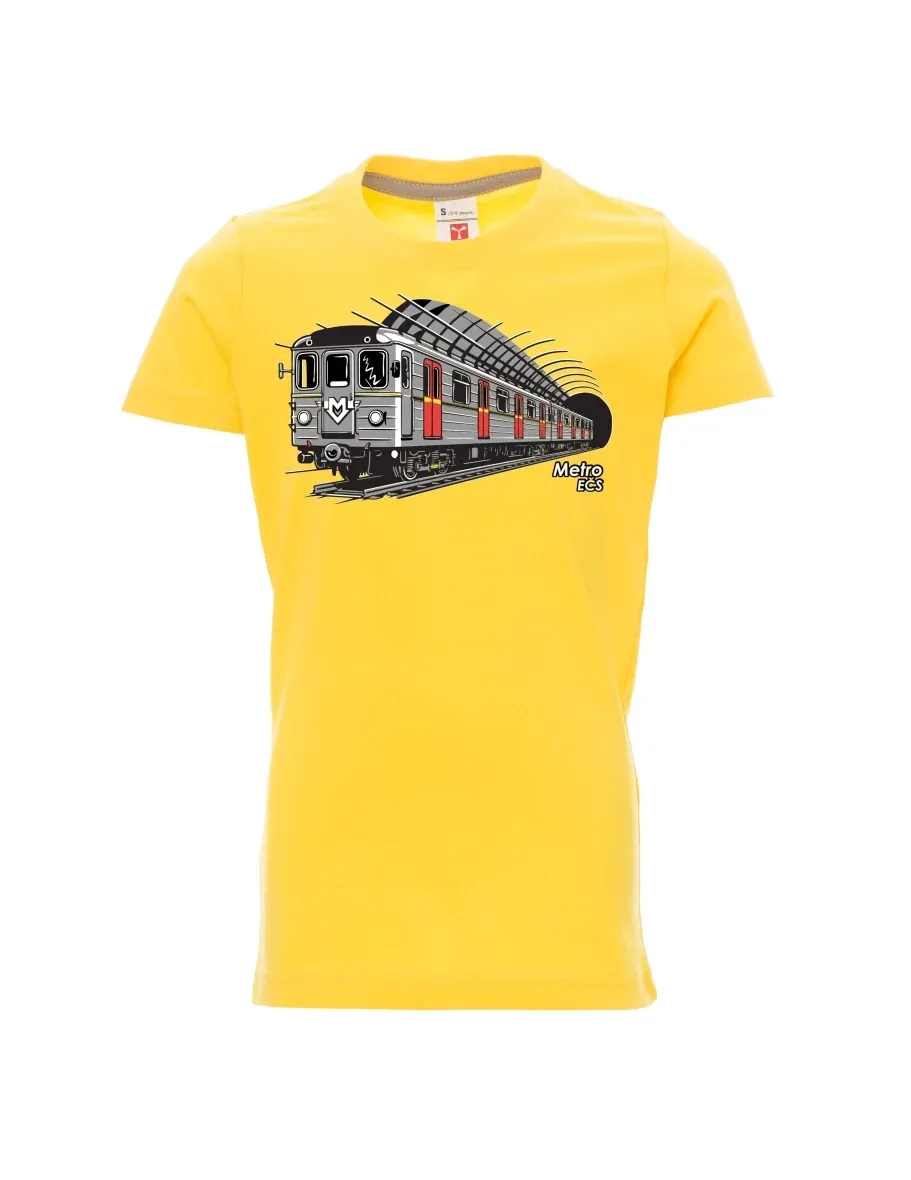 Dziecięcy t-shirt żółty Metro EČS