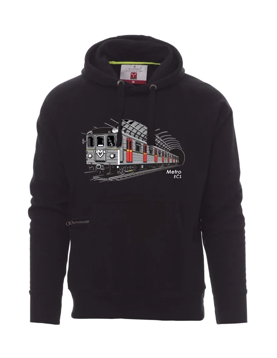 Męska bluza czarna Metro EČS