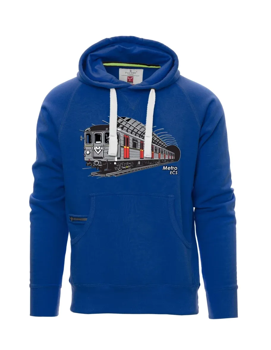 Męska bluza niebieska Metro EČS