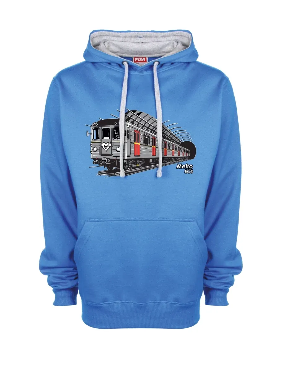 Bluza szaro-niebieska Metro EČS
