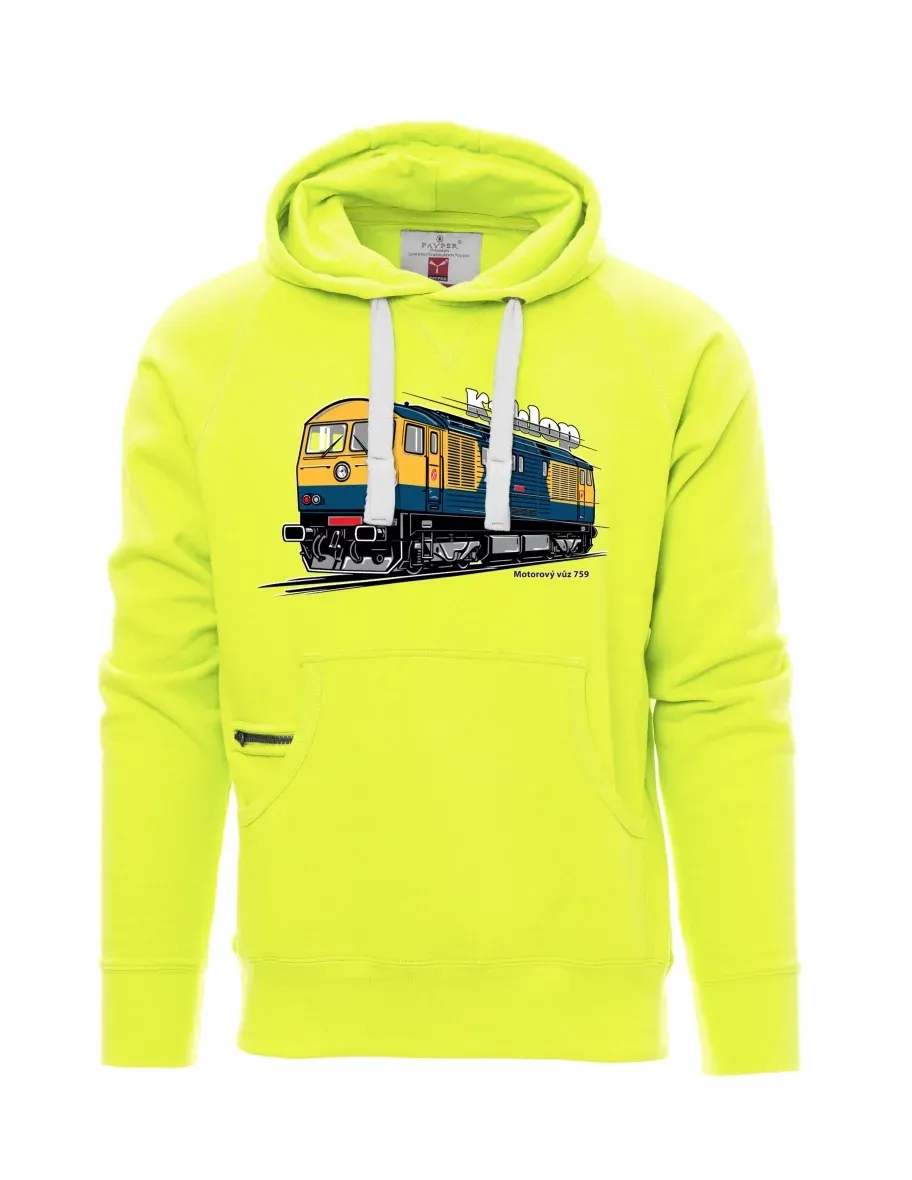 Męska bluza fluorescencyjna Wagon silnikowy 759 „Kyklop“