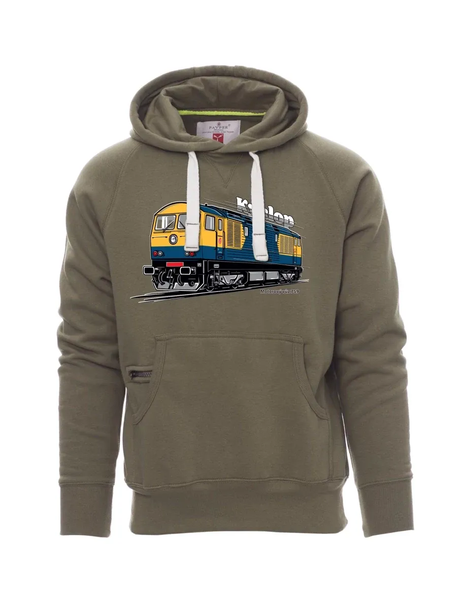 Męska bluza Khaki  Wagon silnikowy 759 „Kyklop“