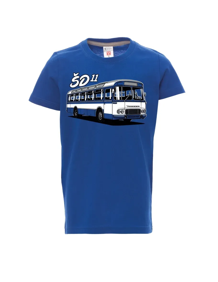 Dziecięcy t-shirt niebieski Autobus ŠD 11