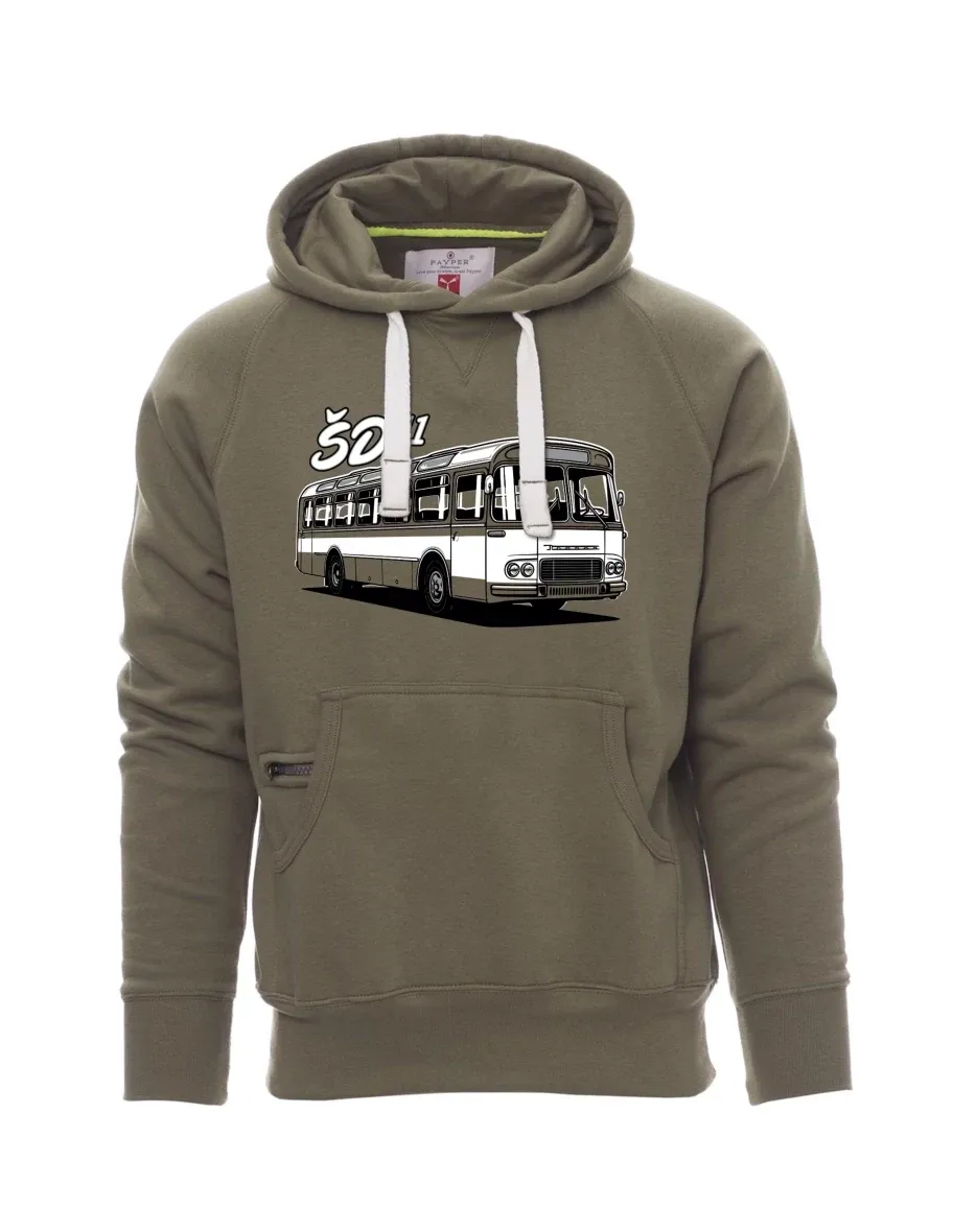 Męska bluza Khaki  Autobus ŠD 11