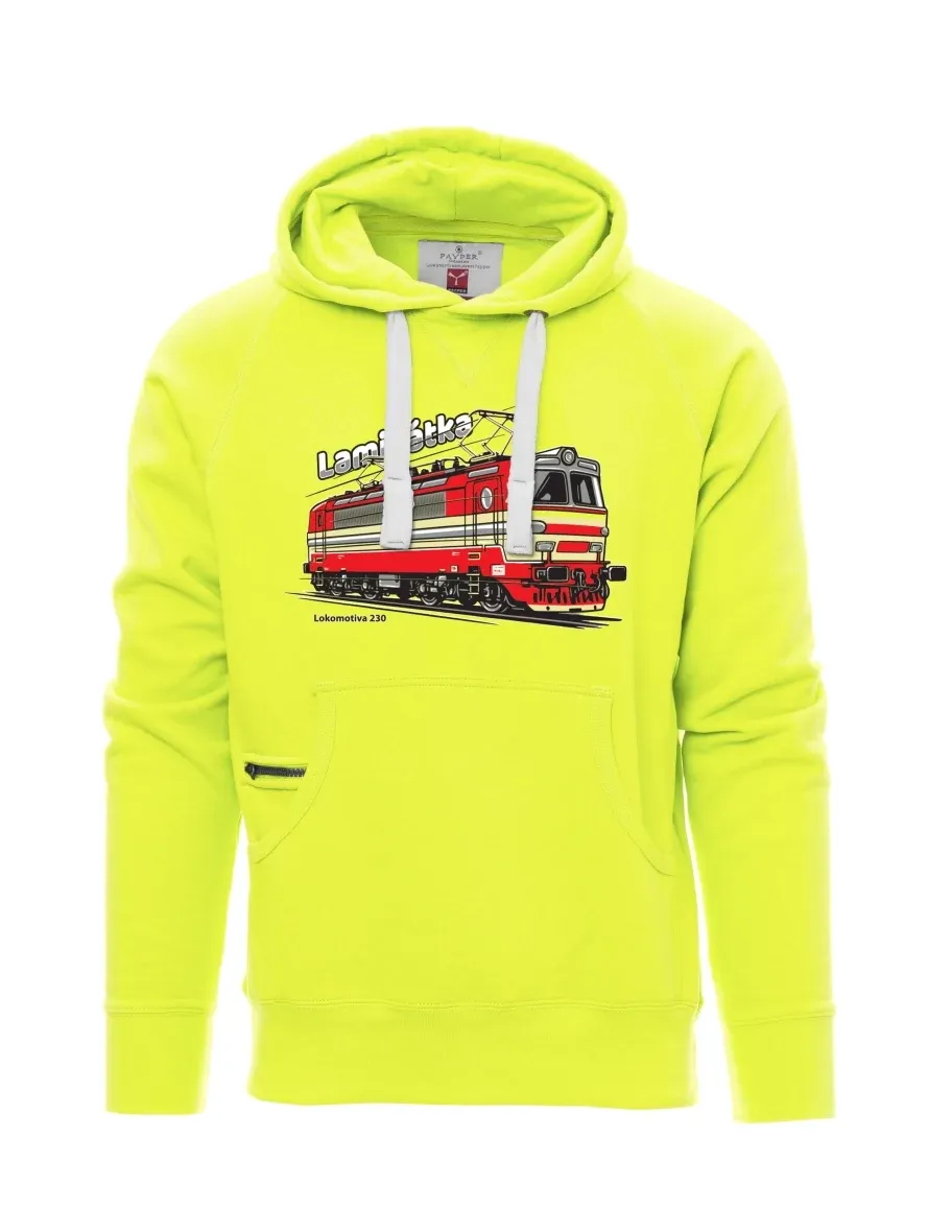 Męska bluza fluorescencyjna Lokomotywa 230 „Laminátka“
