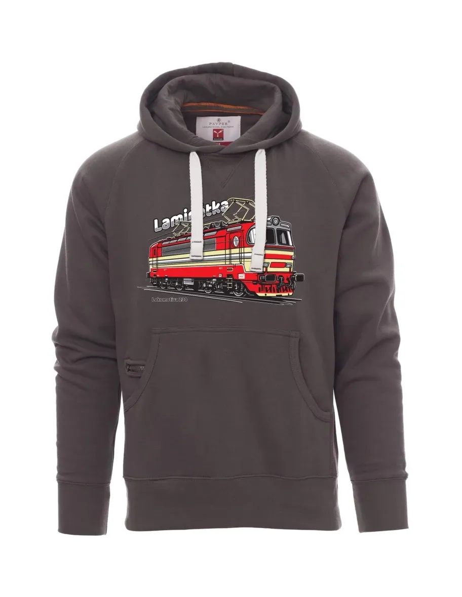 Męska bluza szara  Lokomotywa 230 „Laminátka“