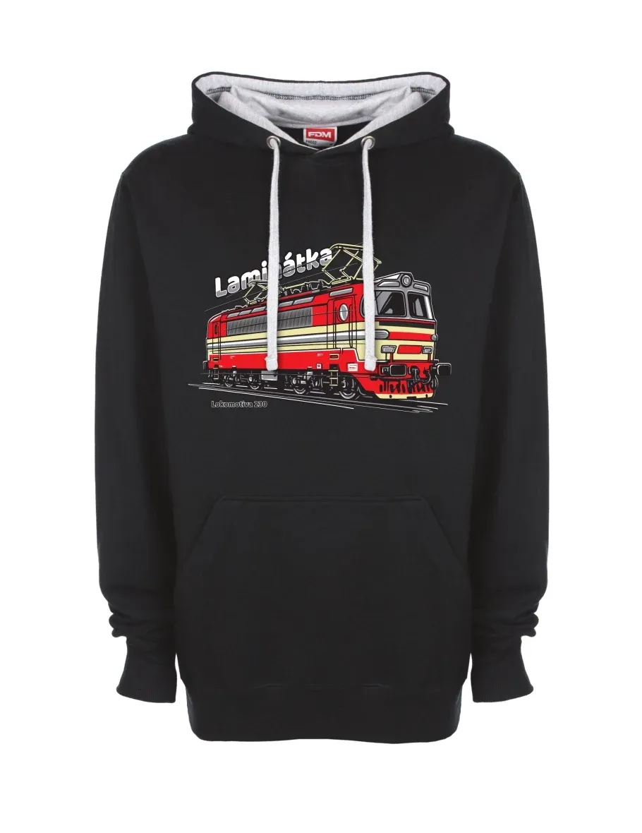 Bluza szaro-czarna Lokomotywa 230 „Laminátka“