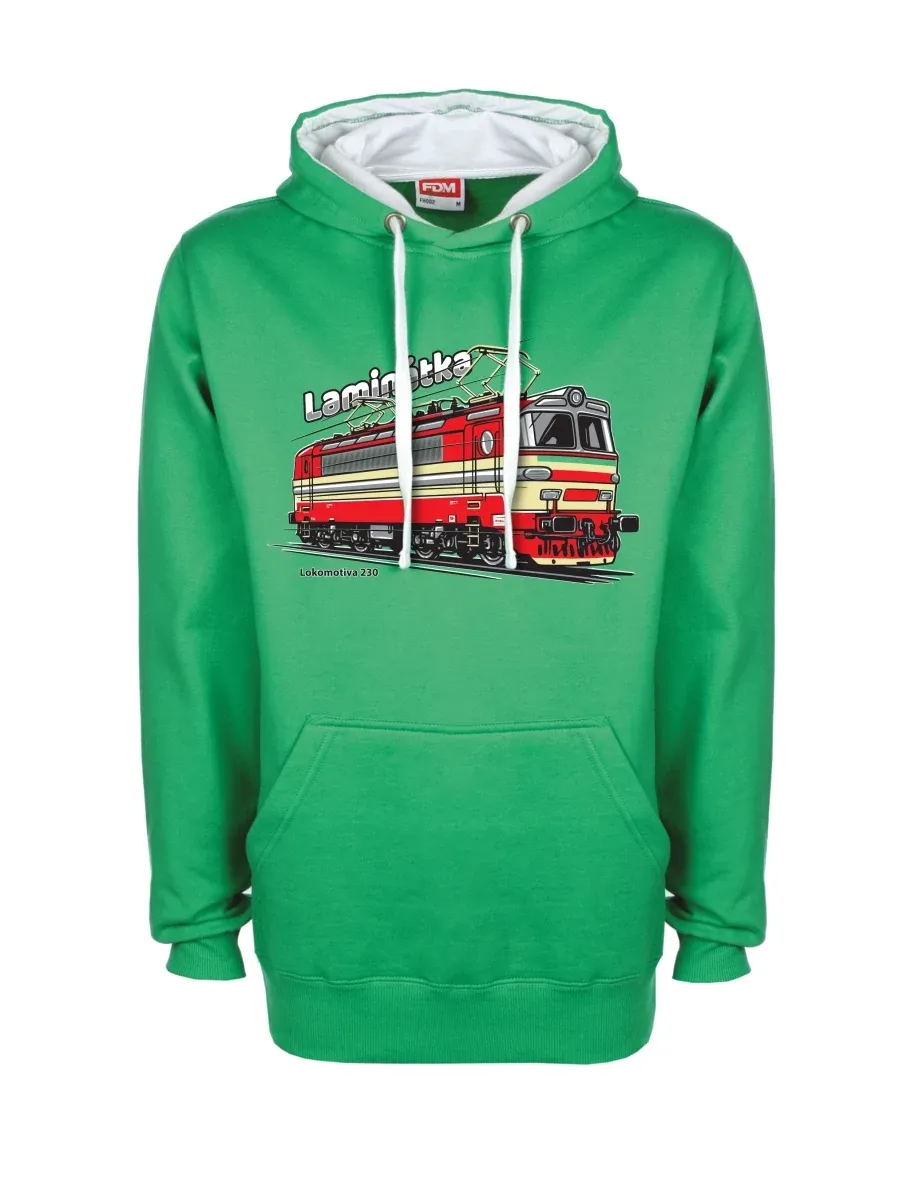 Bluza biało-zielona Lokomotywa 230 „Laminátka“