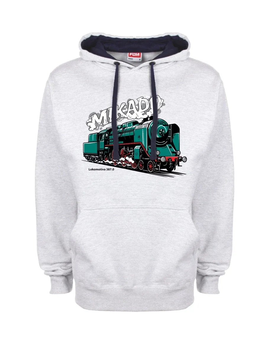 Bluza niebiesko-szara Lokomotywa 387.0 „MIKADO“