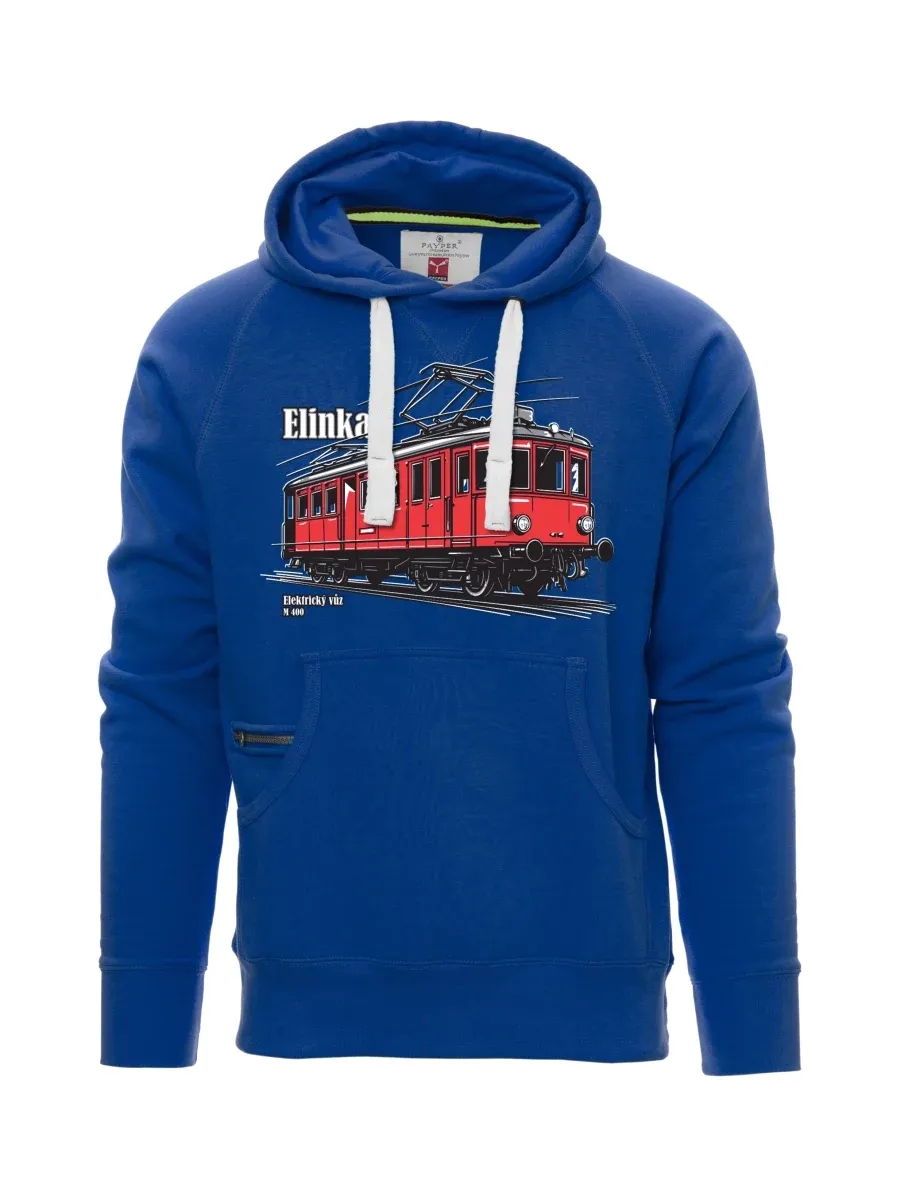 Męska bluza niebieska Wagon elektryczny M 400 „Elinka“