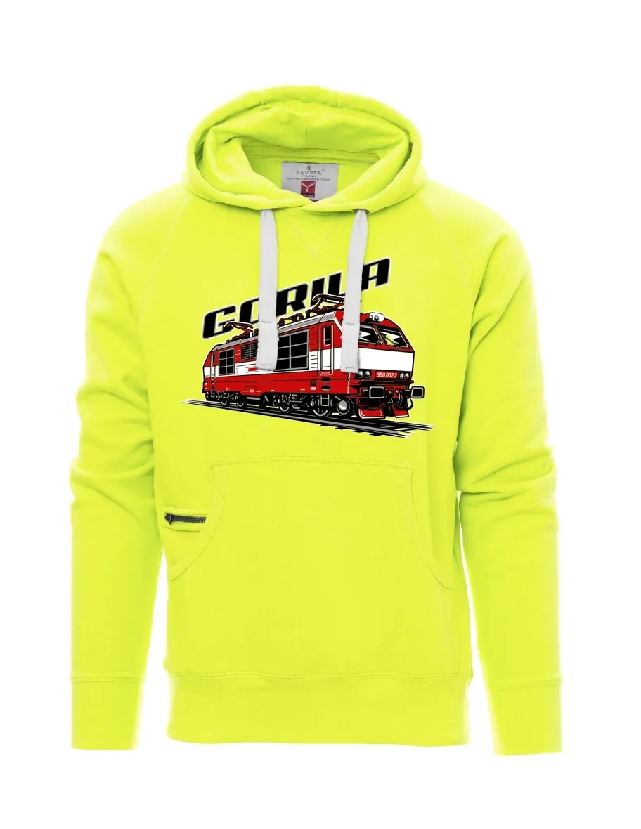 Męska bluza fluorescencyjna Lokomotywa 350 „Gorila“