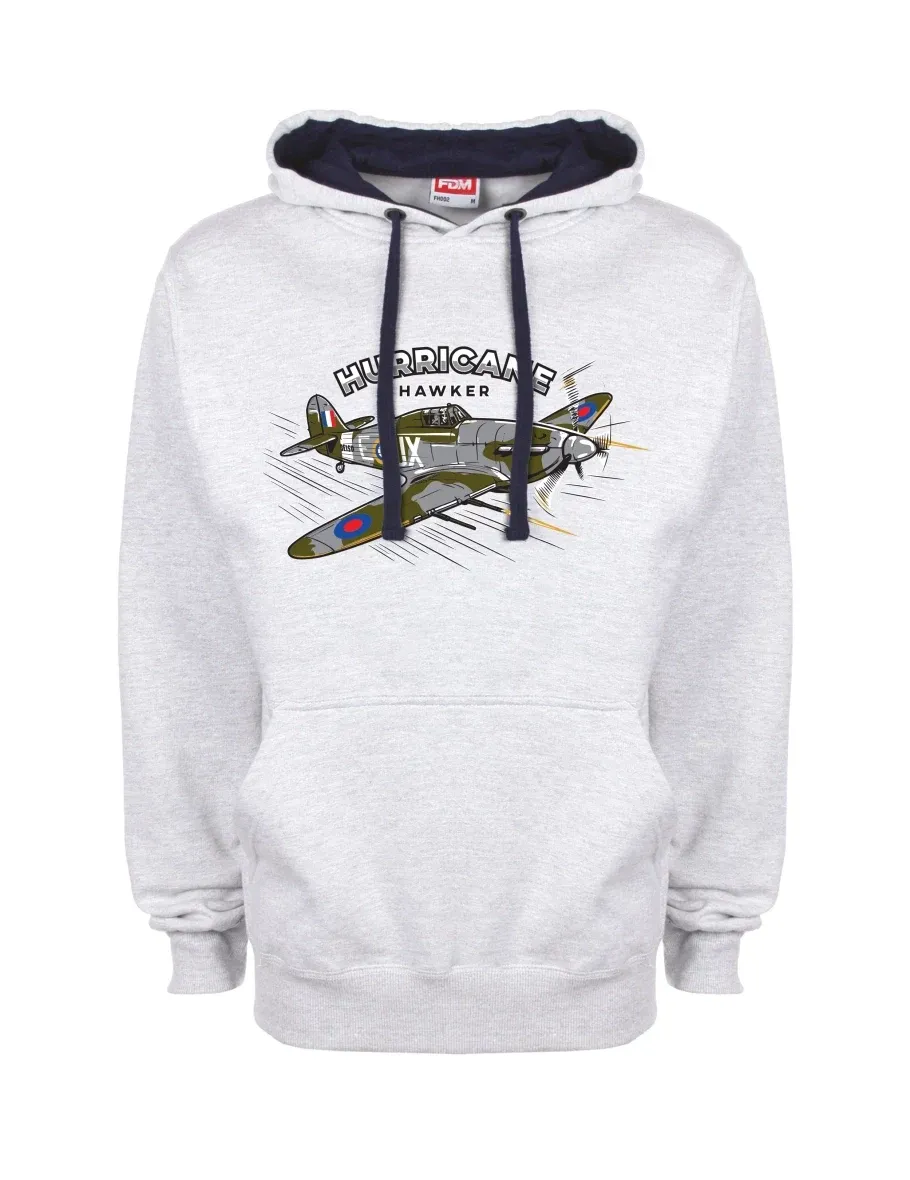 Bluza niebiesko-szara Samolot Hurricane Hawker