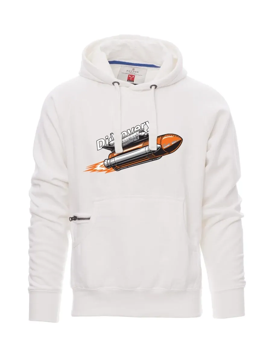 Męska bluza biała Wahadłowiec Discovery