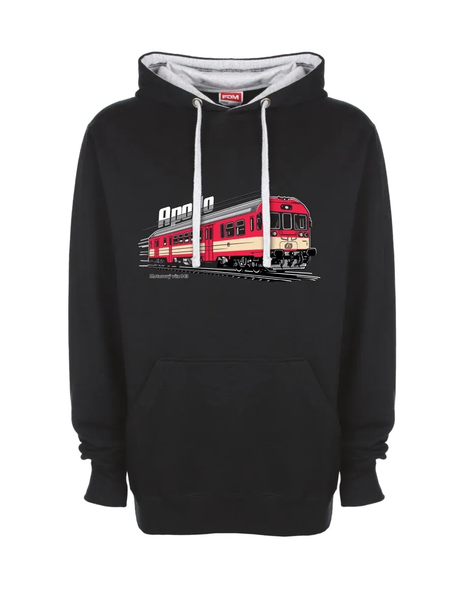 Bluza szaro-czarna Wagon silnikowy 843 „Apollo“