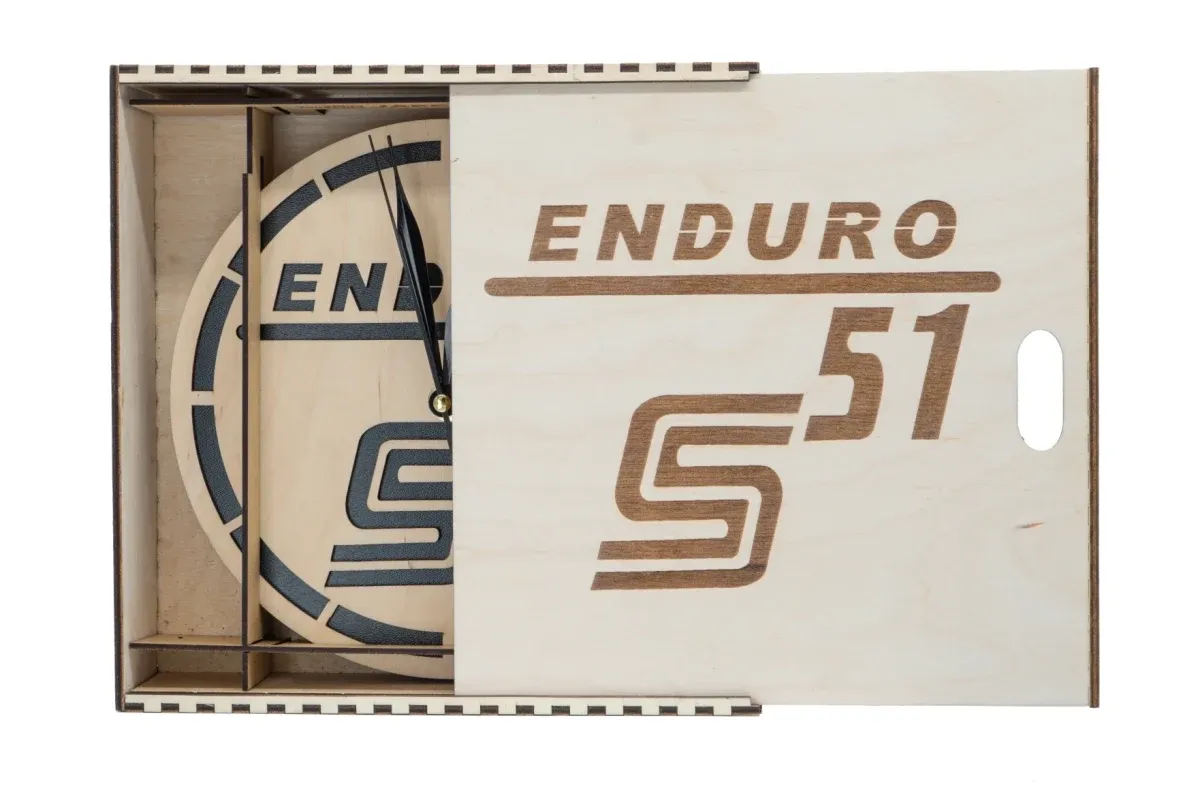 Pudełko prezentowe na drewniany zegar ENDURO S51 20 cm