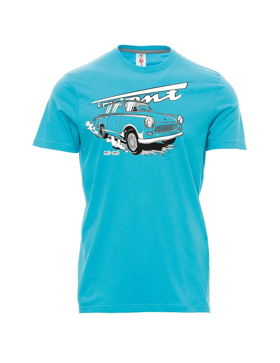 Męski t-shirt turkusowy Trabi 601