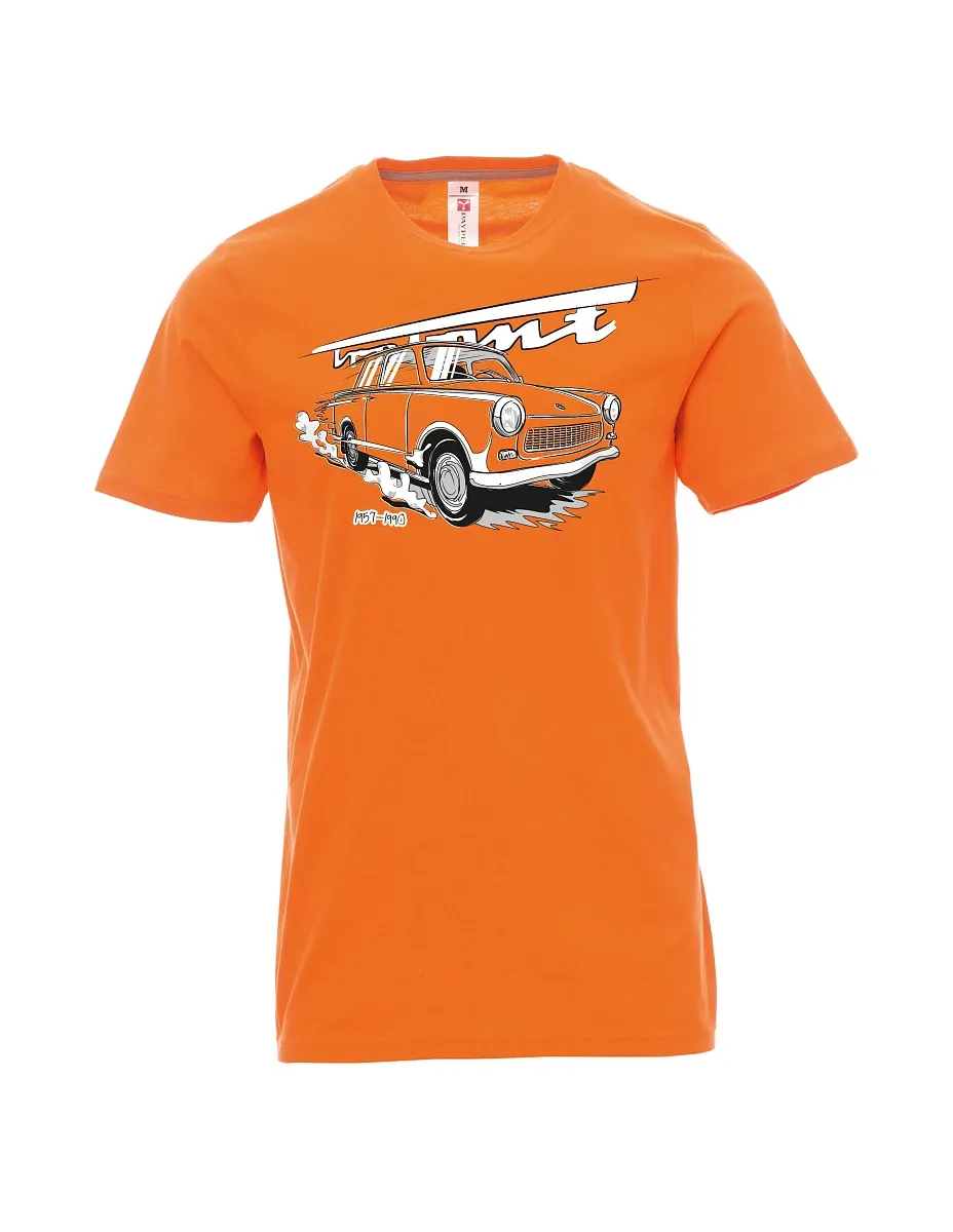 Męski t-shirt pomarańczowy Trabi 601