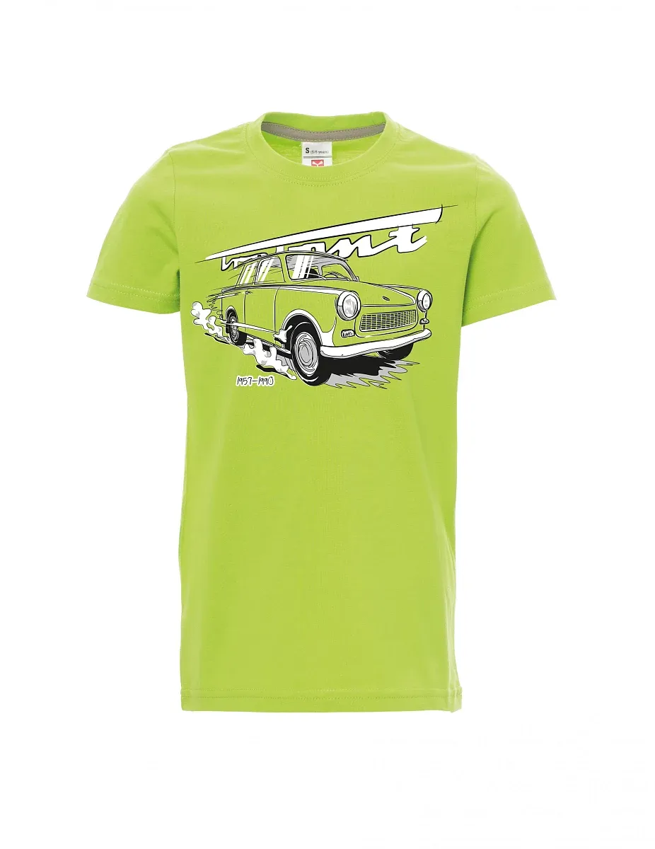 Dziecięcy t-shirt jasno zielony Trabi 601