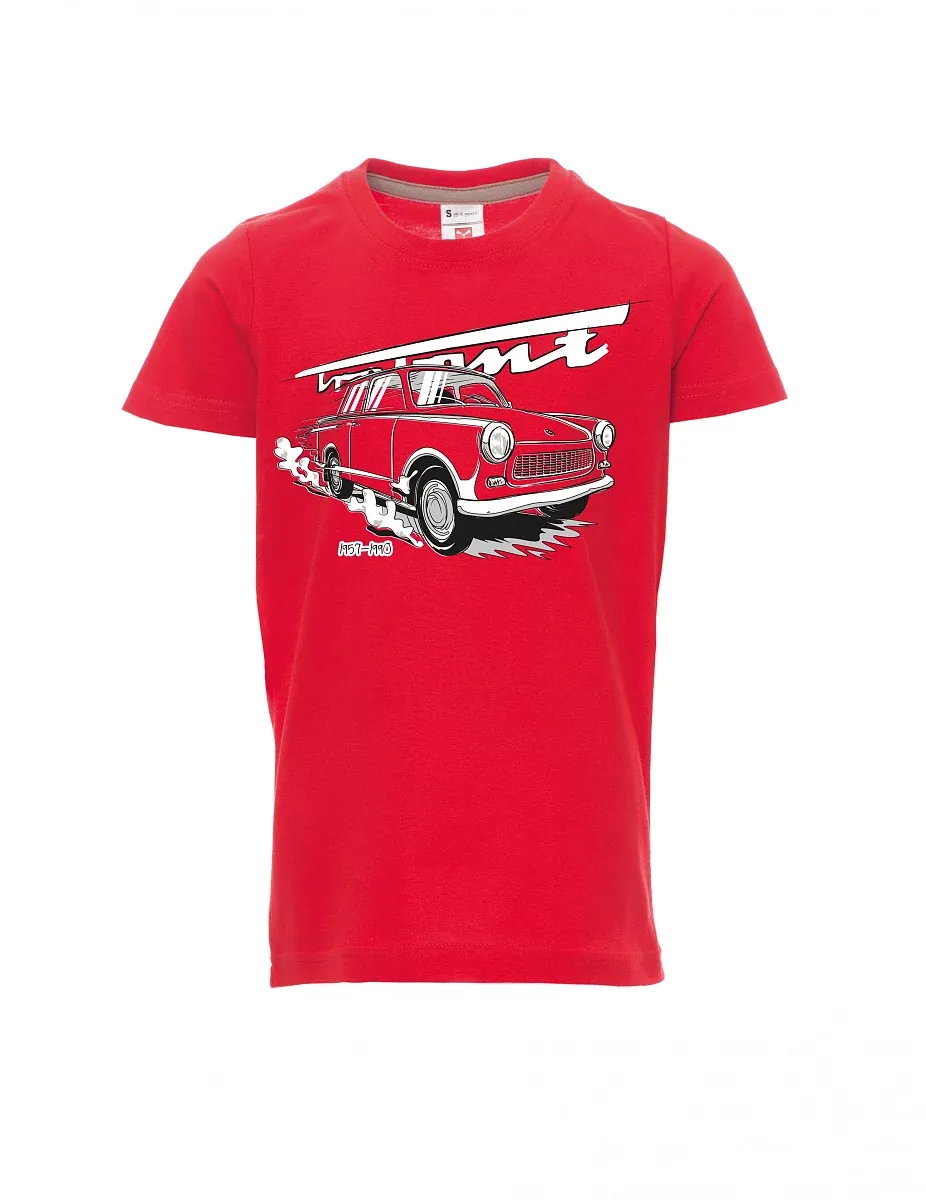 Dziecięcy t-shirt czerwony Trabi 601