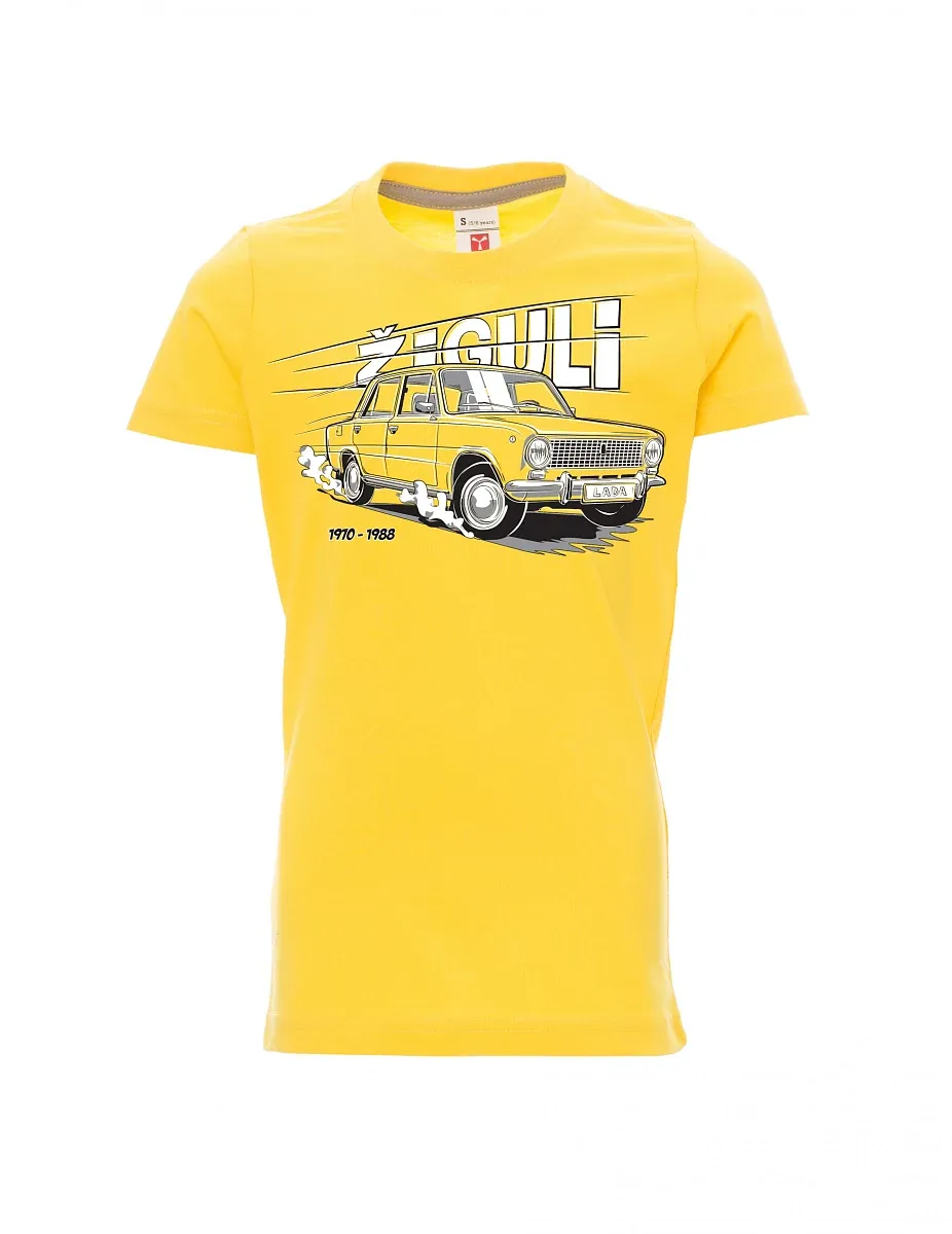 Dziecięcy t-shirt żółty Lada-Žiguli