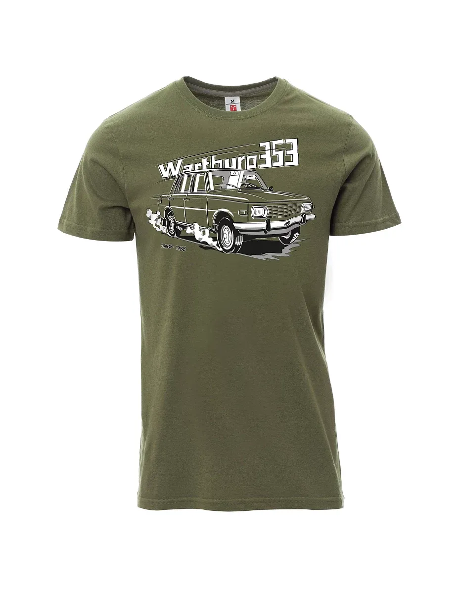 Męski t-shirt khaki Wartburg 353