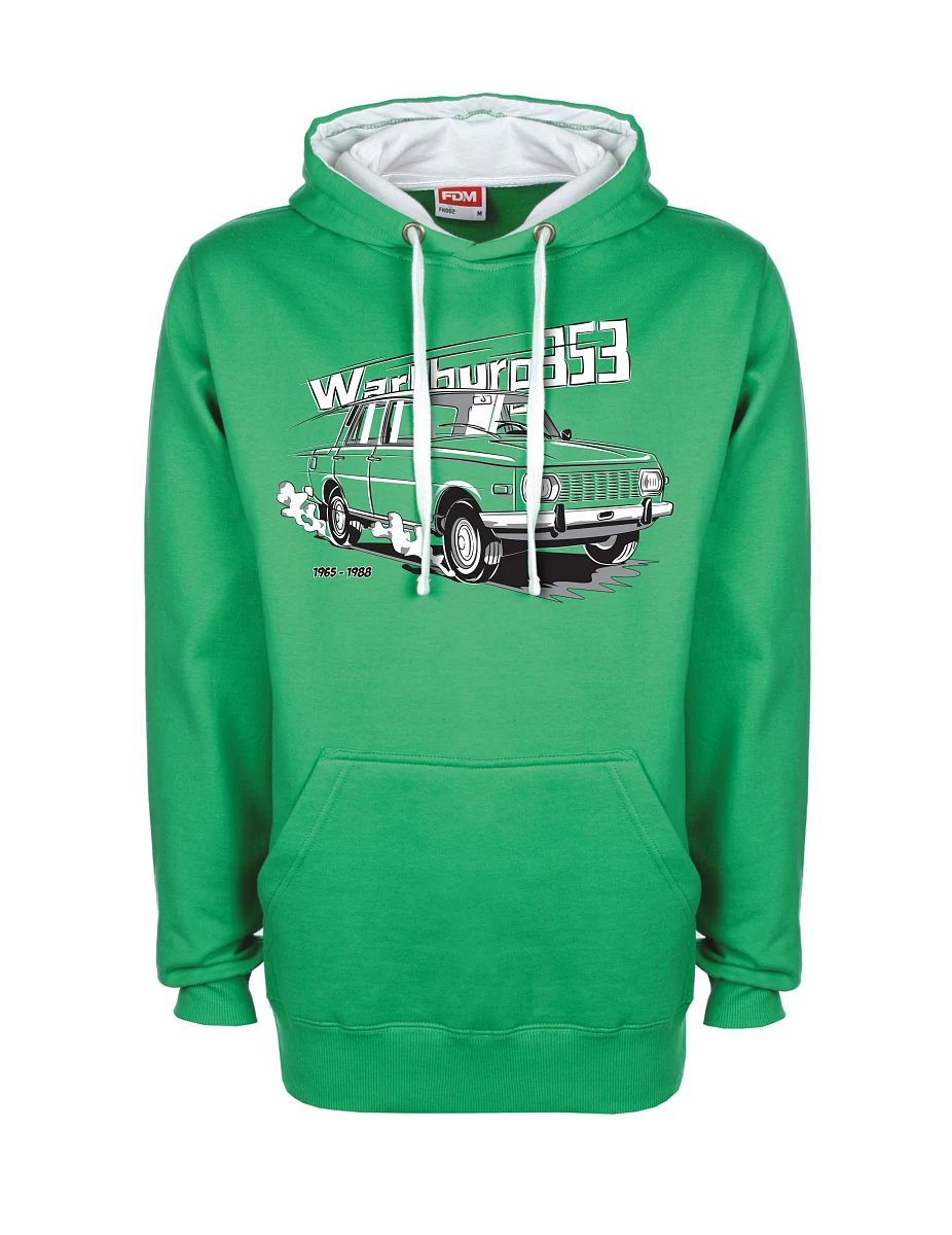 Bluza biało-zielona Wartburg 353