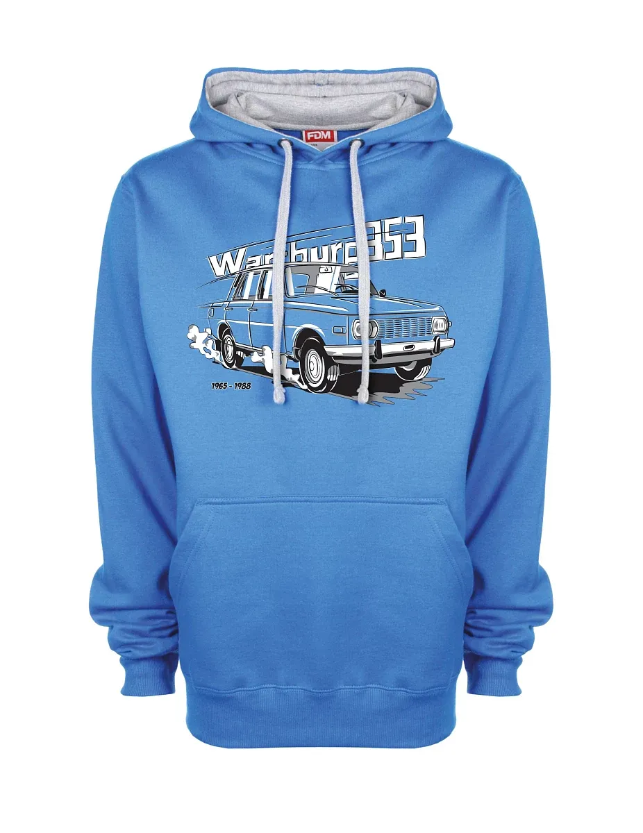 Bluza szaro-niebieska Wartburg 353