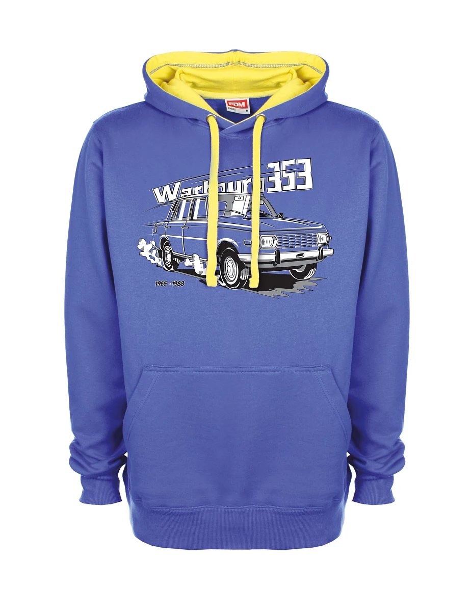 Bluza żółto-niebieska Wartburg 353