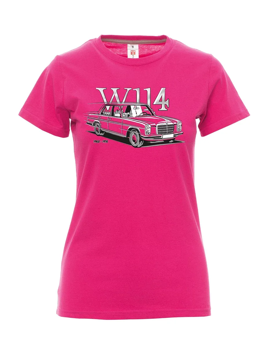 Damski t-shirt różowy W114