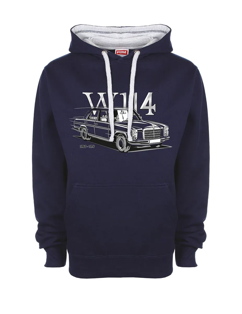Bluza szaro-królewsko niebieska W114