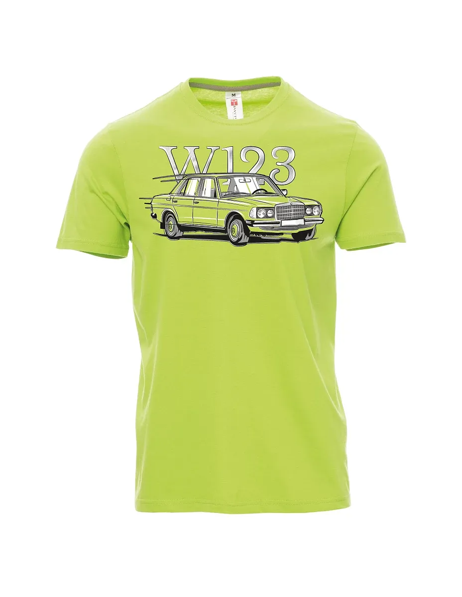 Męski t-shirt jasno zielony W123