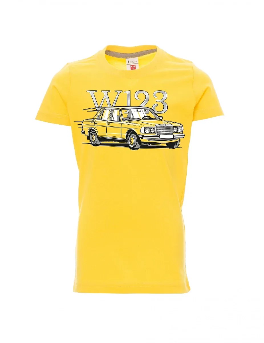 Dziecięcy t-shirt żółty W123
